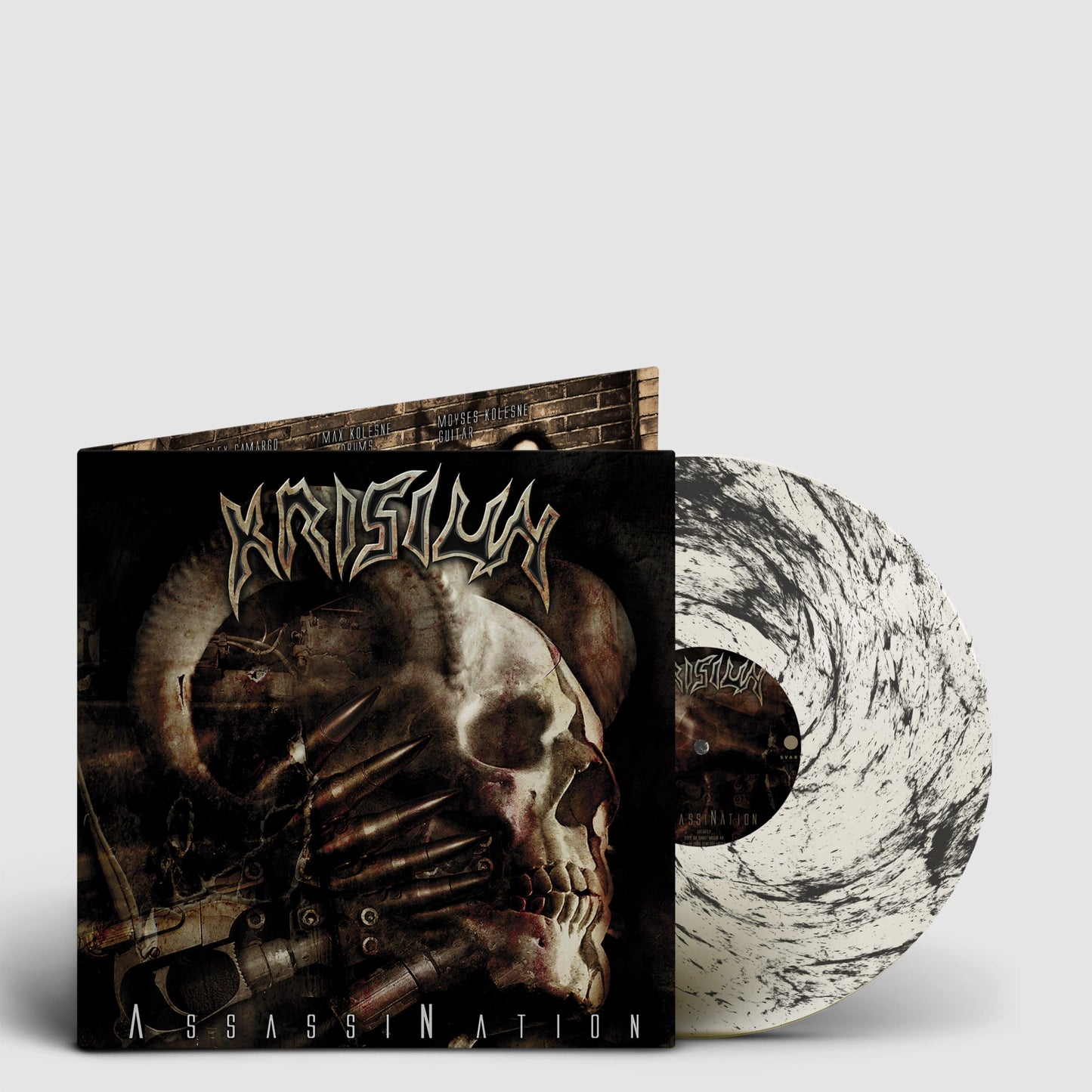 Krisiun - AssassiNation [Clear/Black Marbled Vinyl]