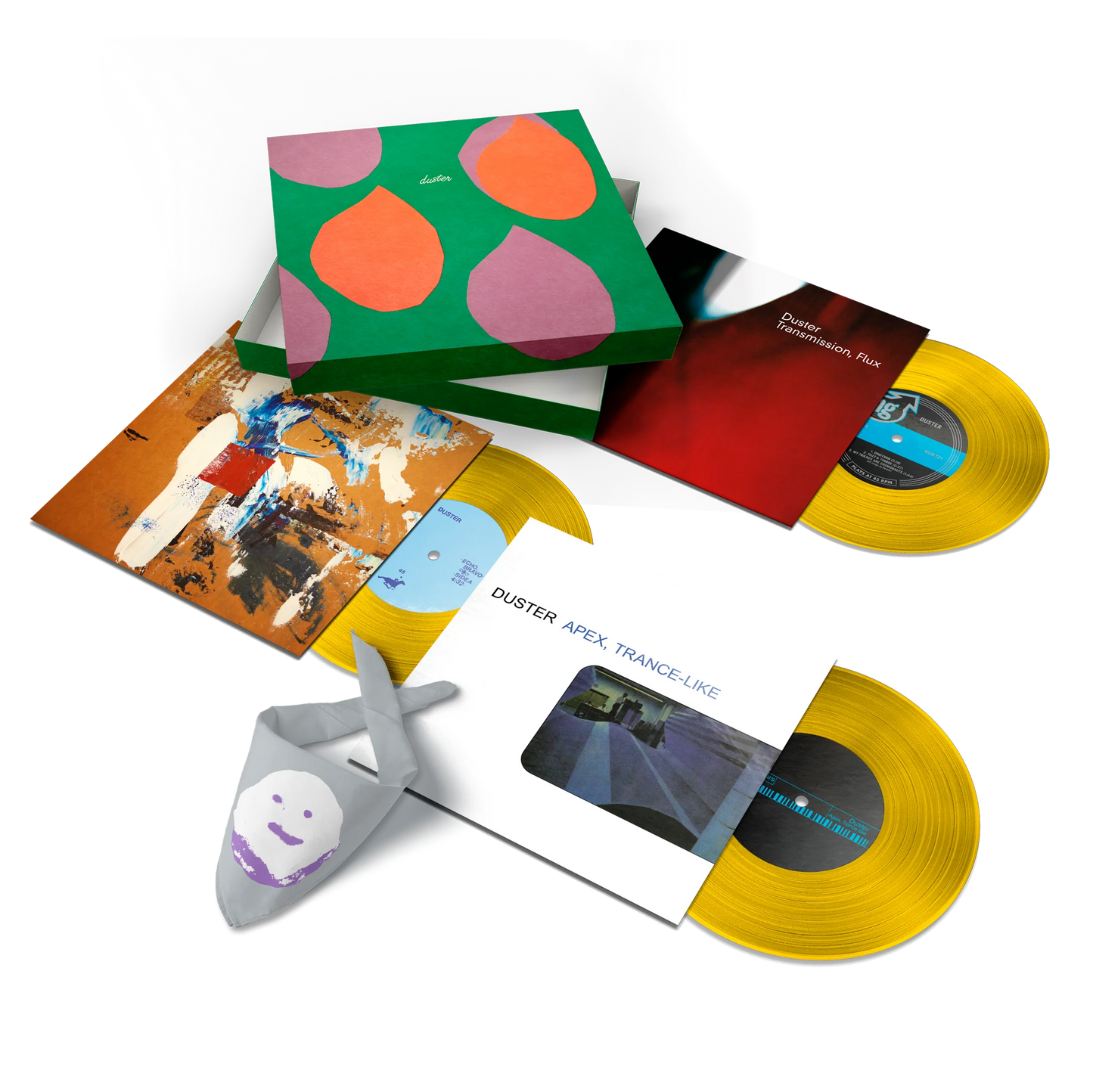 Duster - Moods, Modes [3 x 7” Box Set Sun Yellow Transparent LP]