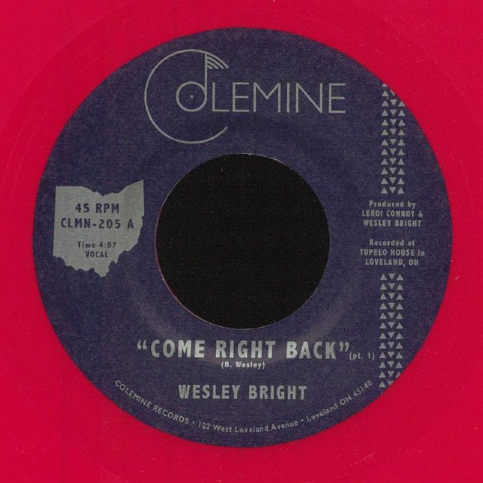 Wesley Bright - Come Right [Opaque Red vinyl]