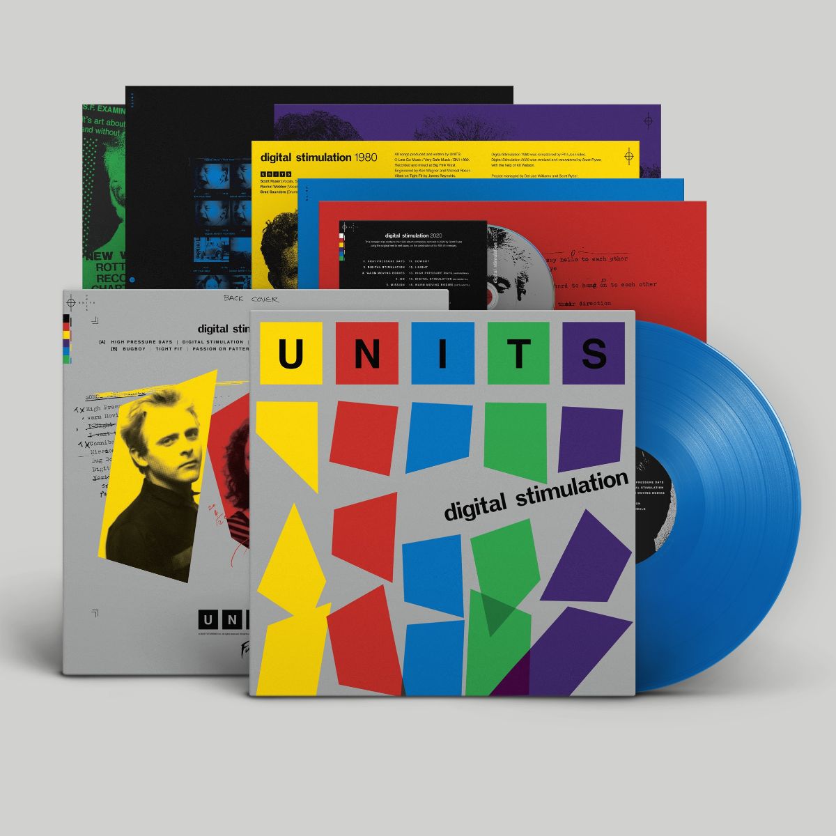 Units - Digital Stimulation [Blue Pulse Coloured Vinyl + CD]