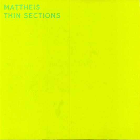 Mattheis - Thin Sections