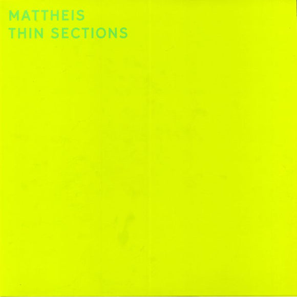 Mattheis - Thin Sections