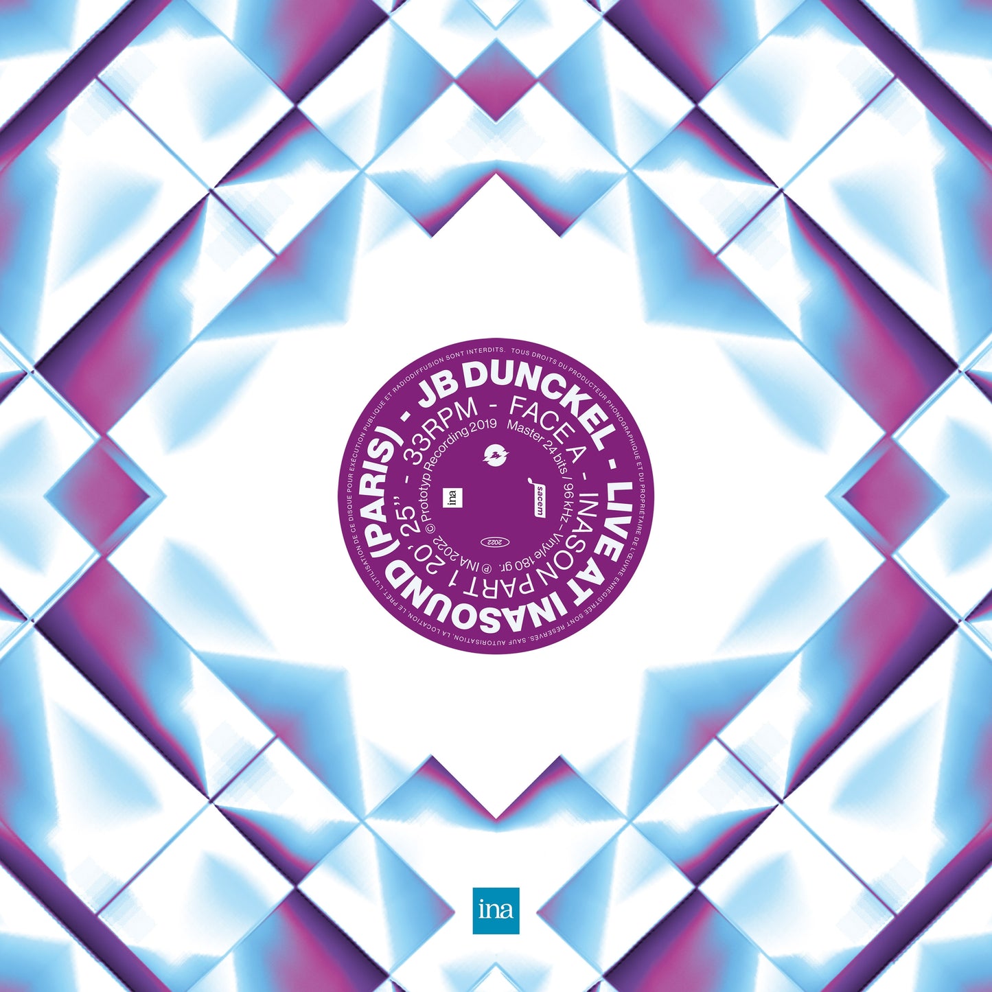 JB Dunckel - Live At INASOUND (Paris) [LP]