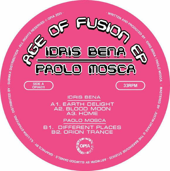 Idris Bena / Paolo Mosca - Age of Fusion EP