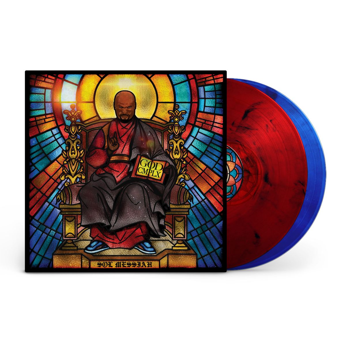 Sol Messiah - GOD CMPLX [Red & Black Marbled Vinyl / Blue & Black Marbled Vinyl]