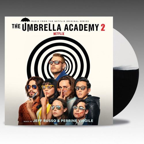 Jeff Russo & Perrine Virgile - The Umbrella Academy 2 [Black & White Split Coloured Vinyl]