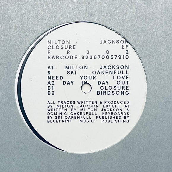 Milton Jackson - Closure EP