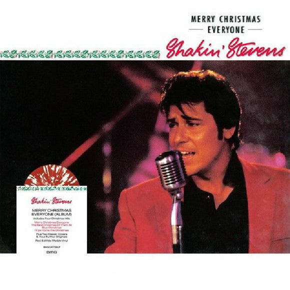 Shakin' Stevens - Merry Christmas Everyone (Red & White Marble LP)