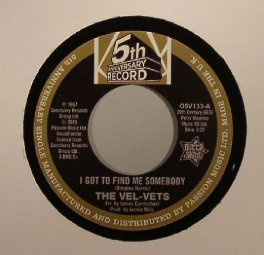 The VEL VETS / TOWANDA BARNES - I Got To Find Me Somebody [Repress]