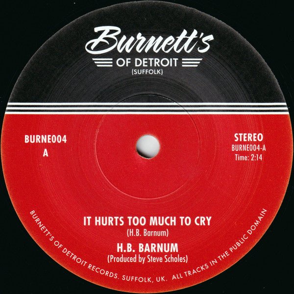 H.B Barnham / Betty o’ Brian – It hurts to much to cry / She’s gone