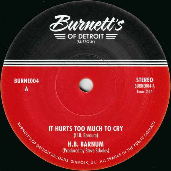 H.B Barnham / Betty o’ Brian – It hurts to much to cry / She’s gone