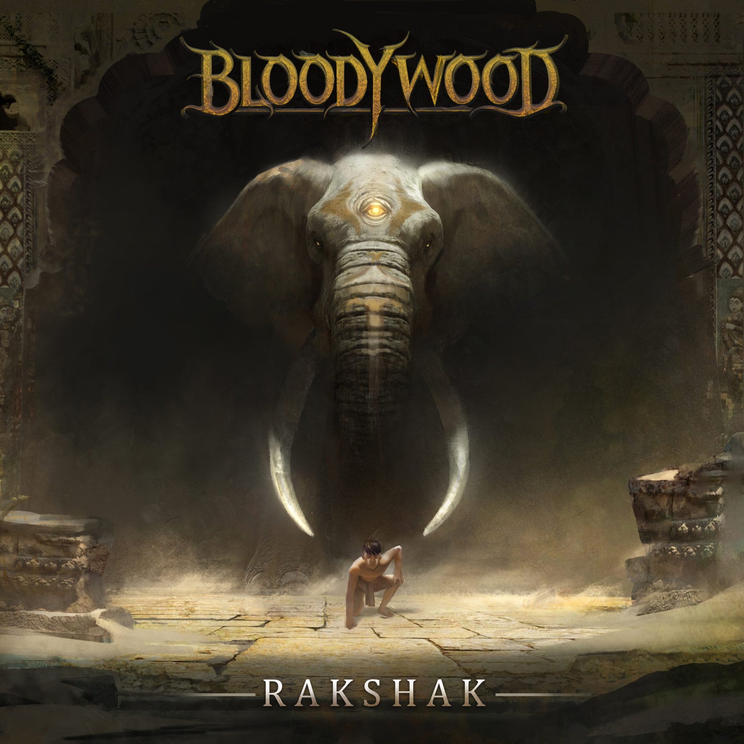 Bloodywood - Rakshak [White/Blue/Black marbled LP]