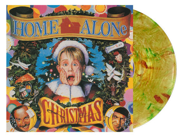 Various Artists - Home Alone Christmas (Clear with Red & Green 