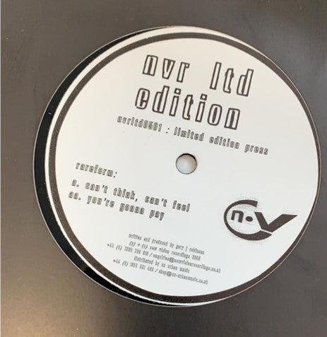 RAREFORM - Can't Think, Can't Feel