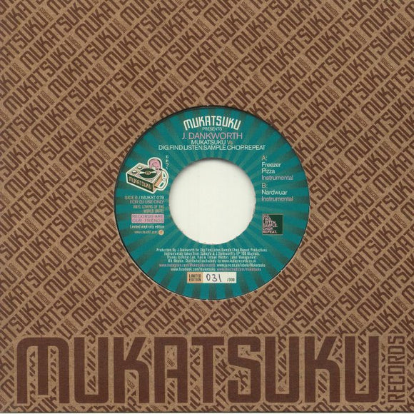 MUKATSUKU pres. J DANKWORTH- Mukatsuku vs Dig Find Listen Sample Chop Repeat Productions