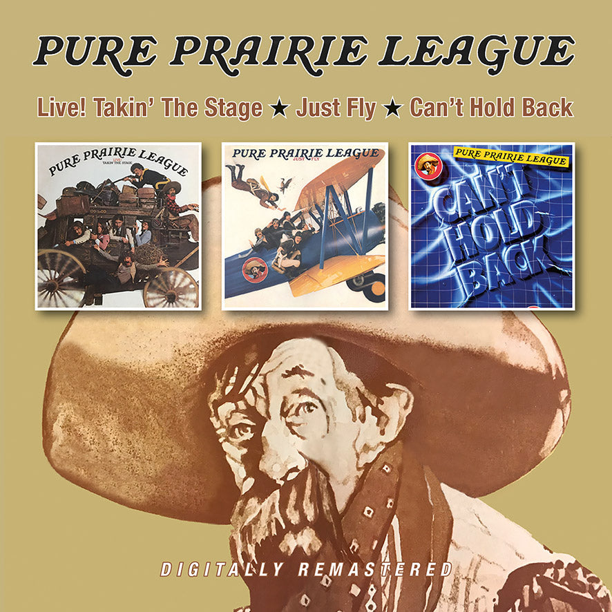 Pure Prairie League - Live! Takin' The Stage/Just Fly/Can't Hold Back [2CD]