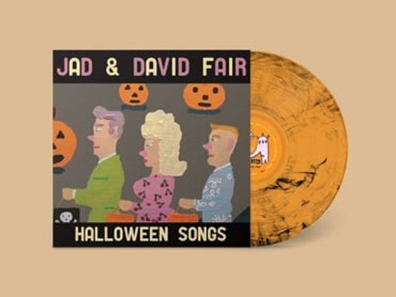 Jad & David Fair - Halloween Songs (Opaque Orange With Black Swirl Vinyl)