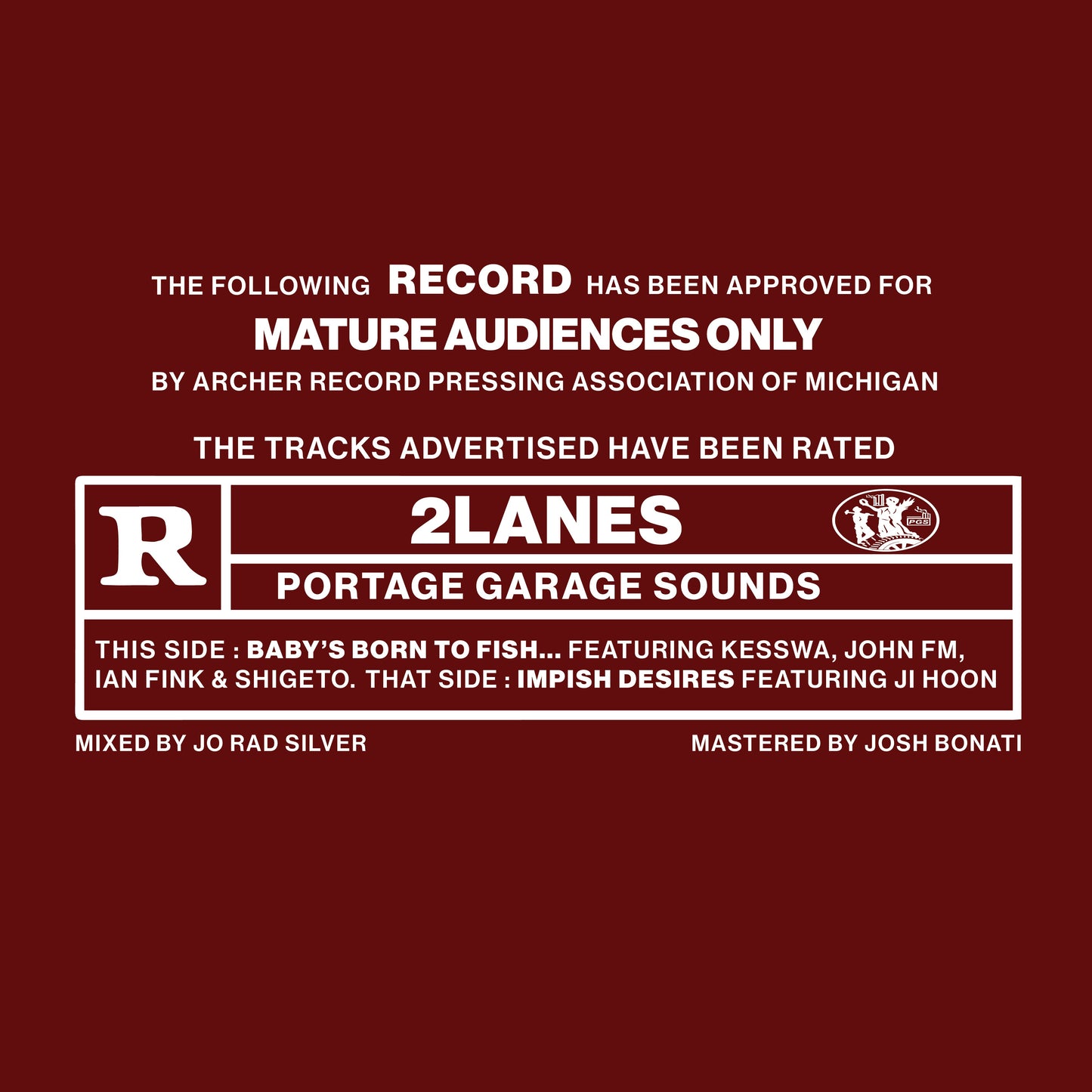 2 Lanes - Baby's Born To Fish / Impish Desires