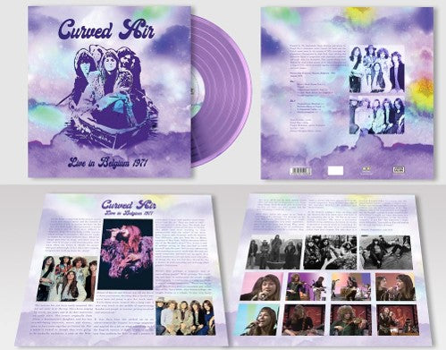 CURVED AIR - LIVE IN BELGIUM 1971 (180g LILAC VINYL)