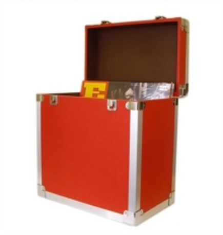 LP Record Storage Carry Case (Red)