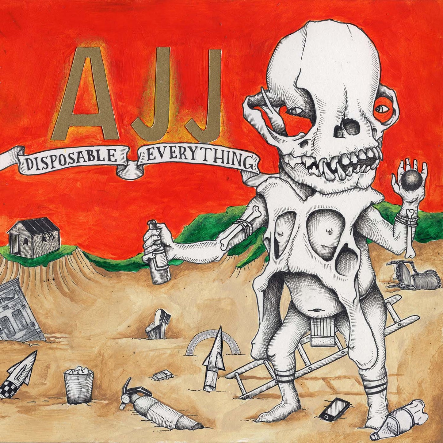 AJJ - Disposable Everything [Yellow LP]