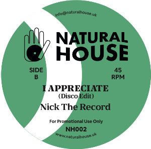 I APPRECIATE - NICK THE RECORD & JAIME READ (NATURAL HOUSE)