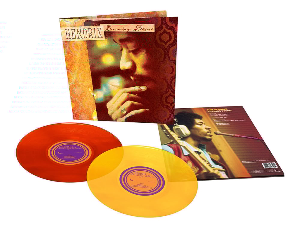 Jimi Hendrix - Burning Desire [2LP Translucent Orange & Red Vinyl]