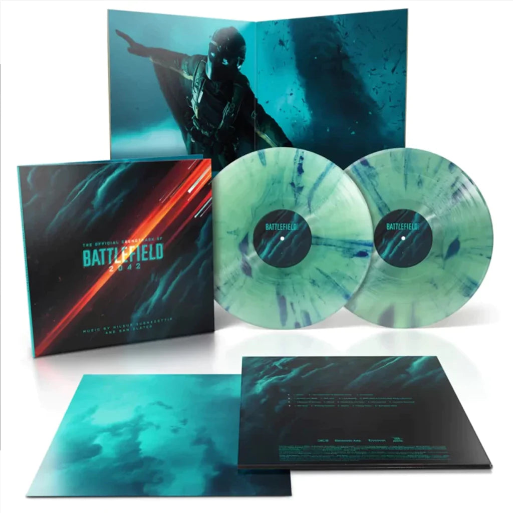 Hildur Guðnadóttir & Sam Slater - Battlefield 2042 (Official Soundtrack) [Hazard Zone Vinyl (Green w/Blue markings coloured vinyl)]