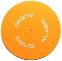 Nous'klaer Audio - Nous'klaer Audio 'Text' Slipmat Orange