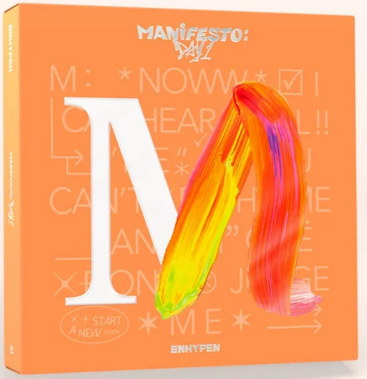 ENHYPEN - MANIFESTO : DAY ONE [M : ENGENE Ver.] 1CD Box [Compact Edition]
