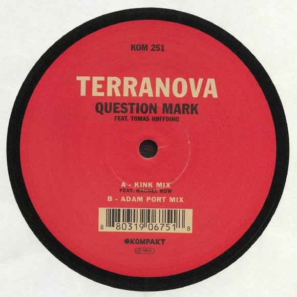 TERRANOVA - QUESTION MARK FEAT TOMAS HOFFDING