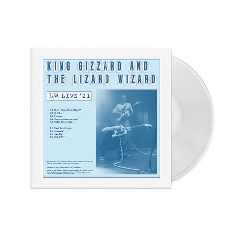 King Gizzard & The Lizard Wizard - L.W. Live In Australia (Reverse Groove On Clear Vinyl)