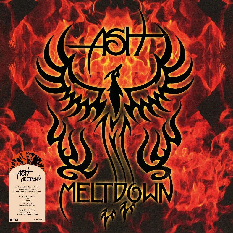 ASH - Meltdown (2022 Remaster - Limited Orange & Black Splatter Colour Vinyl)