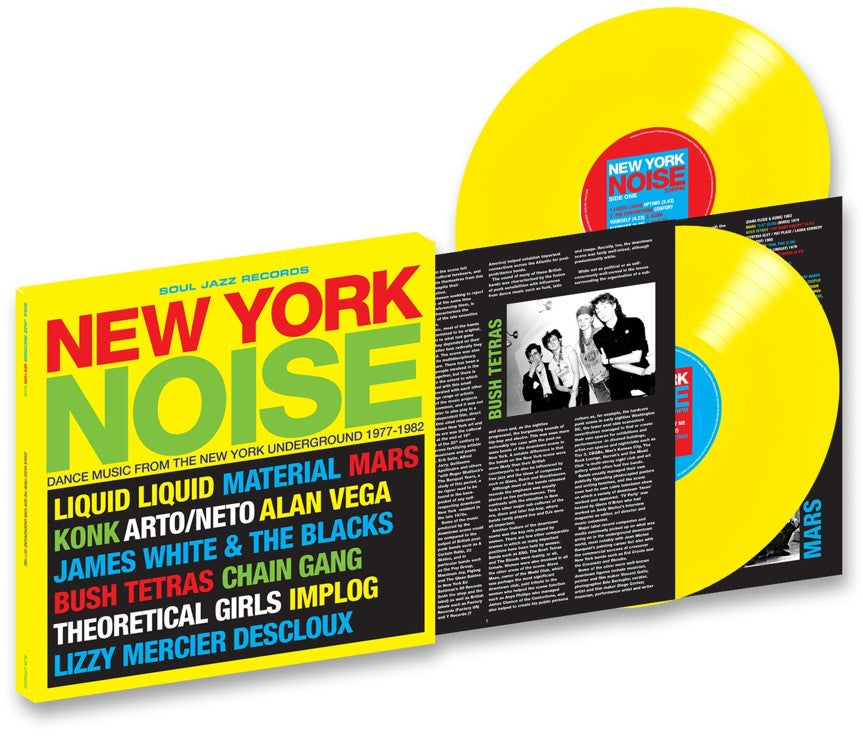 Soul Jazz Records Presents - NEW YORK NOISE – Dance Music from the New York Underground 1978-82 [2LP Yellow Vinyl]