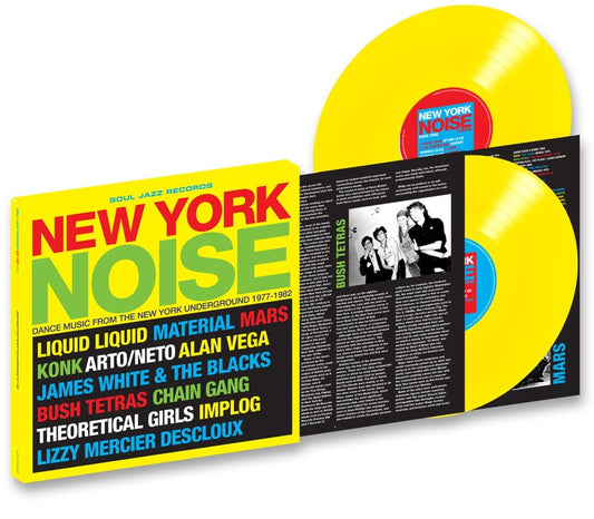 Soul Jazz Records Presents - NEW YORK NOISE – Dance Music from the New York Underground 1978-82 [2LP Yellow Vinyl]
