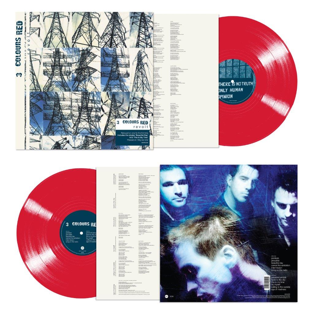 3 Colours Red - Revolt (140g Red Vinyl)