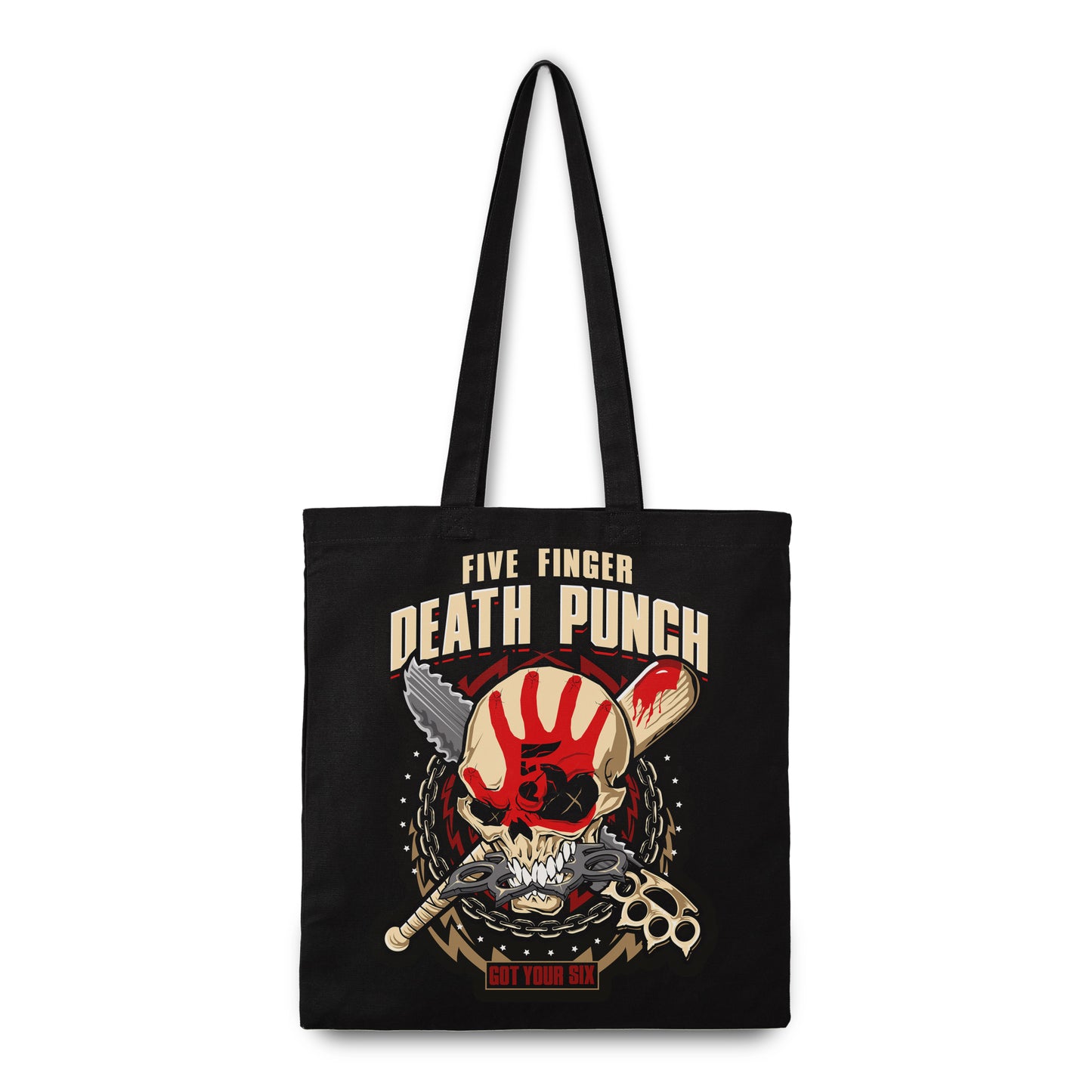 FIVE FINGER DEATH PUNCH - Five Finger Death Punch Got Your Six Cotton Tote Bag