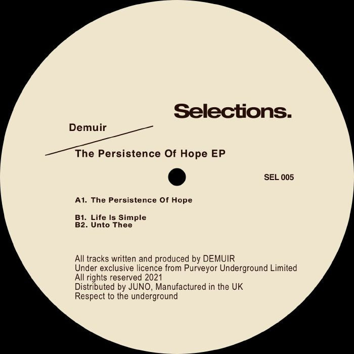 DEMUIR - The Persistence Of Hope EP