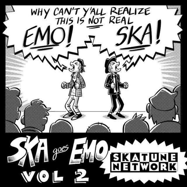Skatune Network - Ska Goes Emo, Vol. 2 [White with Black Splatter Vinyl]