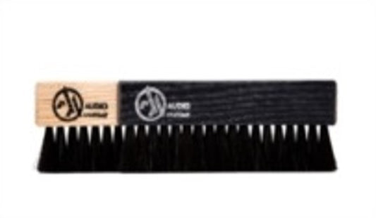 AUDIO ANATOMY - Oak Wood Brush Natural With Antistatic Goat And Nylon Fiber - Deluxe (Dry & Wet Cleaning)