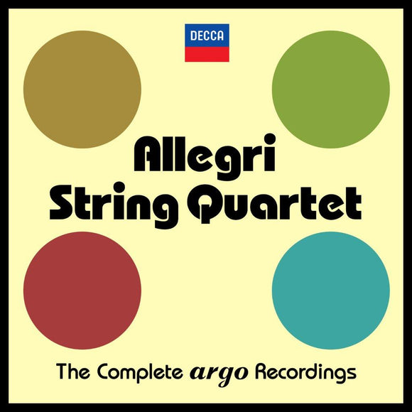 ALLEGRI STRING QUARTET - Complete Argo Recordings [13CD]