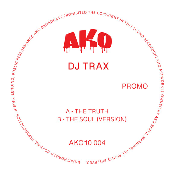 AKO10 Series Presents: DJ Trax [Limited 10
