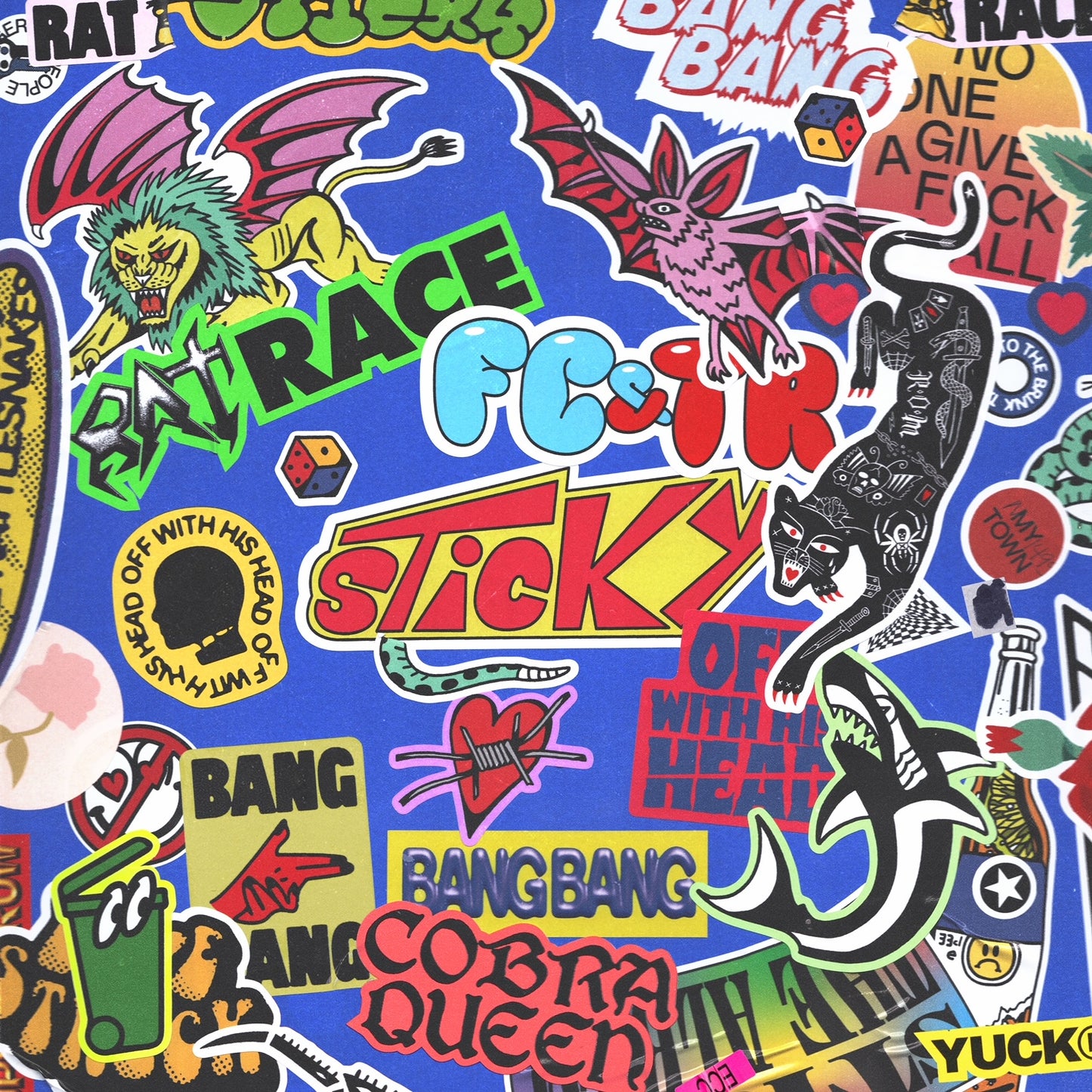 FRANK CARTER & THE RATTLESNAKES - STICKY [LP Ultra Clear]