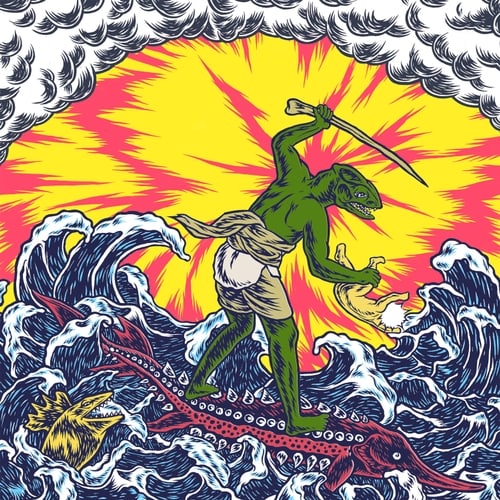 King Gizzard and The Lizard Wizard - Teenage Gizzard [Magenta & Yellow Vinyl with Yellow Splatter]