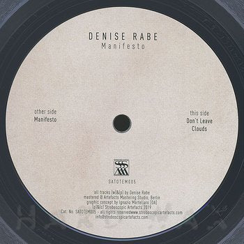 Denise RABE - Manifesto