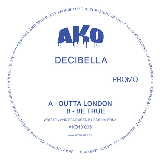 AKO10 Series Presents: Decibella [Limited 10" Blue Sparkle Vinyl]