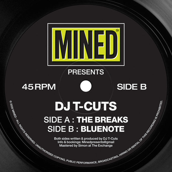 DJ T-CUTS - MINED002 12''
