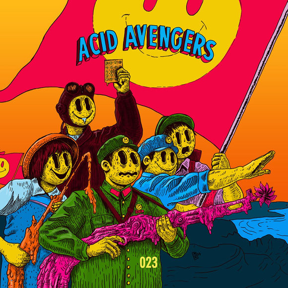 Starving Insect / Crystal Geometry - Acid Avengers 023 [full colour sleeve]