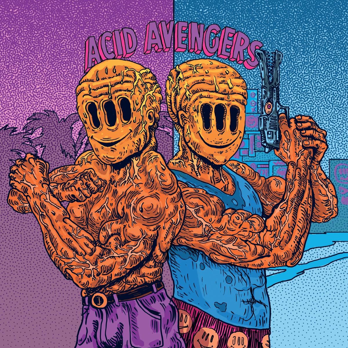 Jaquarius / Mono-enzyme 307 - Acid Avengers 024 [printed sleeve]