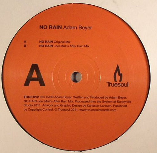 ADAM BEYER - NO RAIN